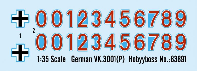 Hobby Boss 83891 - 1/35 German VK.3001(P)
