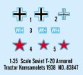 alt="Hobby Boss 83847 - 1/35 Soviet T-20 Armored Tractor Komsomolets 1938" title="Hobby Boss 83847 - 1/35 Soviet T-20 Armored Tractor Komsomolets 1938"