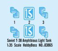 alt="Hobby Boss 83865 - 1/35 Soviet T-38 Amphibious Light Tank WWII" title="Hobby Boss 83865 - 1/35 Soviet T-38 Amphibious Light Tank WWII"