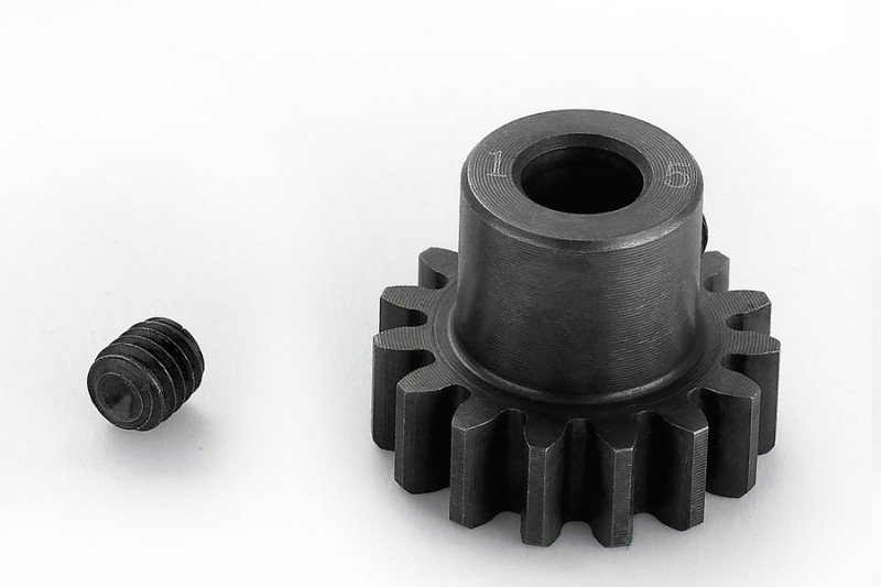 5 Pack Mod 1 M1 5mm Hard Steel Pinion Gears For 1/8 Brushless RC Motors – Universal