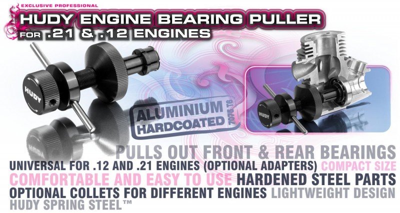 HUDY 107051 - Ultimate Engine Tool Kit For .21 Engine