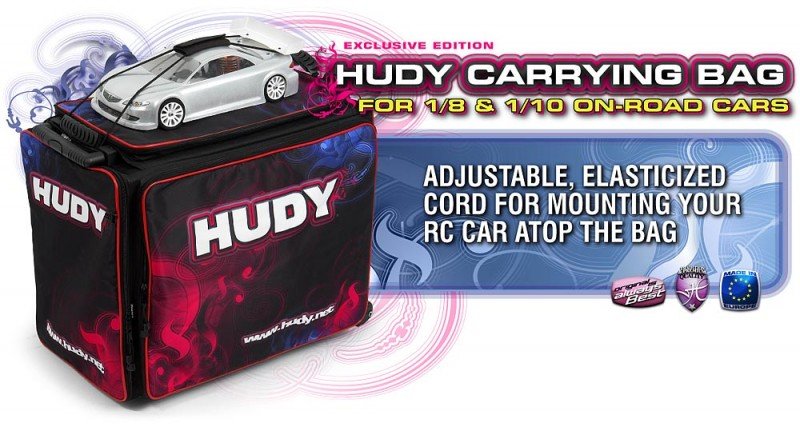 HUDY 199120 Exclusive Edition Carrying and Tool Bag for 1/10 & 1/8