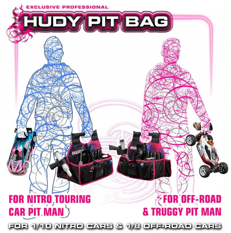 HUDY 199310 Professional Pit Bag for RC Hobbyists