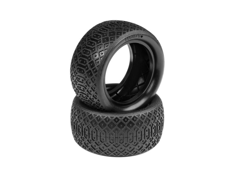 HUDY 816303D-S 1/10 OFF-ROAD Tire 2WD/4WD Rear Dirt - 303 - Soft (2)