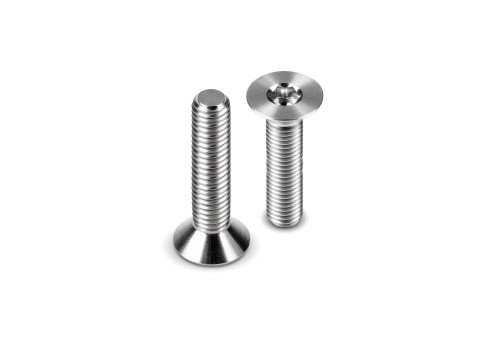 HUDY 903325-T - Titanium Flat Head Screw M3x25 (4)