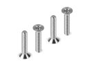 HUDY 903316-T Titanium Flat Head Screw M3x16 (4)