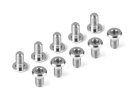 HUDY 908306-T - Titanium HEX Super LOW Head Screw SLH M3x6 (10)