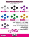 alt="HUDY 296542-K - Titanium NUT M4 With Serrated Flange - Black (4)" title="HUDY 296542-K - Titanium NUT M4 With Serrated Flange - Black (4)"