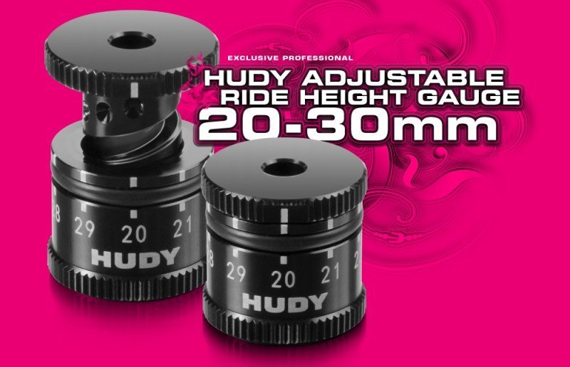 HUDY 107742  Adjustable Ride Height Gauge 20-30mm 1//8 /& 1//10