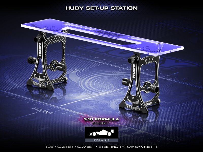 HUDY 109501 SET-UP Station FOR 1/10 Formula Cars