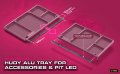 alt="HUDY 109880 Aluminium Tray FOR Accessories & PIT LED" title="HUDY 109880 Aluminium Tray FOR Accessories & PIT LED"