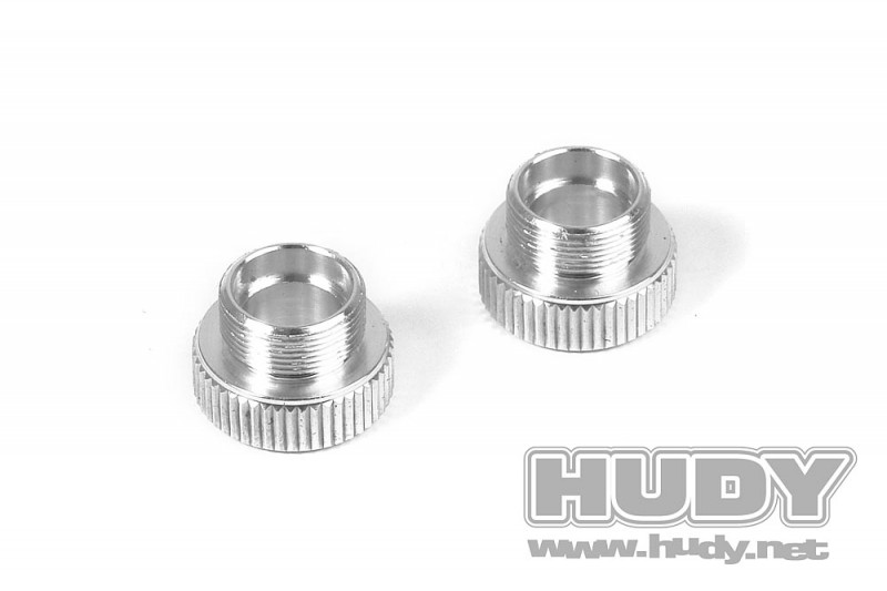 HUDY 109425 Aluminum 1/10 & 1/12 Set-Up Wheel Axle Adapter (2)
