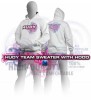 HUDY 285500xl - HUDY Sweater Hooded - White (xl)