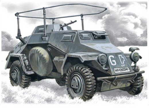 ICM 72421 - 1/72 Sd.Kfz.223, German Radio Communication Vehicle