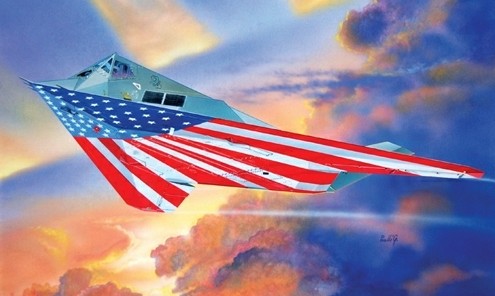 Italeri 1264 - 1/72 F-117A Nighthawk Stars & Stripes