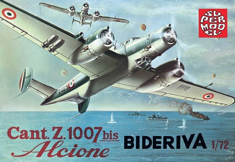 Italeri 10-006 - 1/72 Cant. Z.1007 bis Alcione Bideriva Super Model 10006