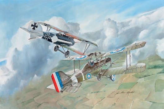 Italeri 1374 - 1/72 S.E.5a and Albatros D.III WWI