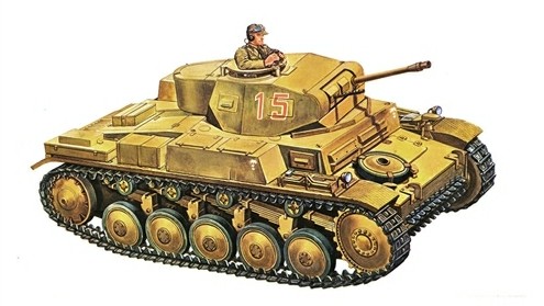 Italeri 7059 - 1/72 Pz.Kpfw. Ii Ausf. F