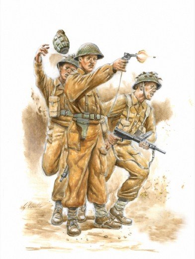 Italeri 15604 - 1/56 WWII British Commonwealth Infantry 1943-1945