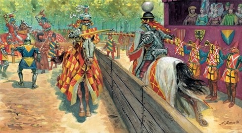 Italeri 6108 - 1/72 Medieval Tournament