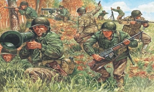 Italeri 6046 - 1/72 WWII American Infantry