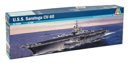 Italeri 5520 - 1/720 USS Saratoga CV-60