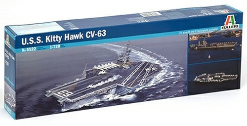 Italeri 5522 - 1/720 USS Kitty Hawk CV-63