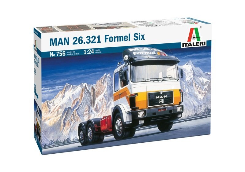 Italeri 0756 - 1/24 Man 26.321 Formel Six