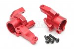 Axial 1/6 SCX6 Jeep Aluminum Steering Knuckle Carriers C-Hubs Set (Red)
