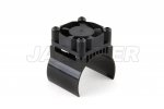 Jazrider Aluminium 540 Motor Heat Sink (Black) w/Cooling Fan