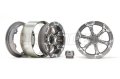 alt="Aluminum 1.9\'\' Beadlock 6 Spokes Wheels (TYPE D) - Gunmetal" title="Aluminum 1.9\'\' Beadlock 6 Spokes Wheels (TYPE D) - Gunmetal"