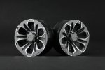 Aluminum 1.9\'\' Beadlock 6 Spokes Wheels (TYPE G) - Grey