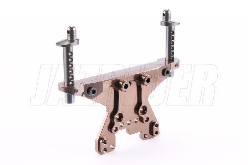 HPI Bullet - Gunmetal (1pc) Alloy Front/Rear Shock Tower Set w/Body Mount