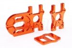 HPI Bullet Flux - Orange Alloy Center Bulkhead Set