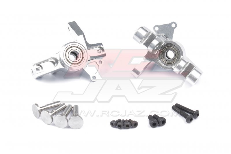 Losi Super Rock Rey Aluminum Front Knuckle Spindle Set (Silver)