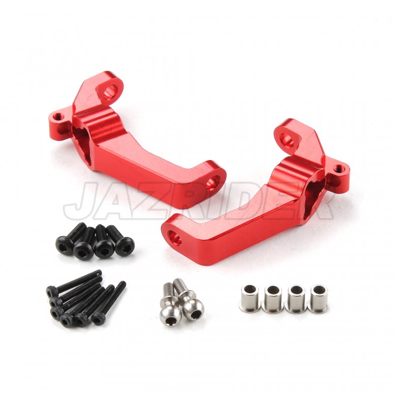 Redcat Gen8 Aluminum Front C-Hub Caster Mounts (Red)