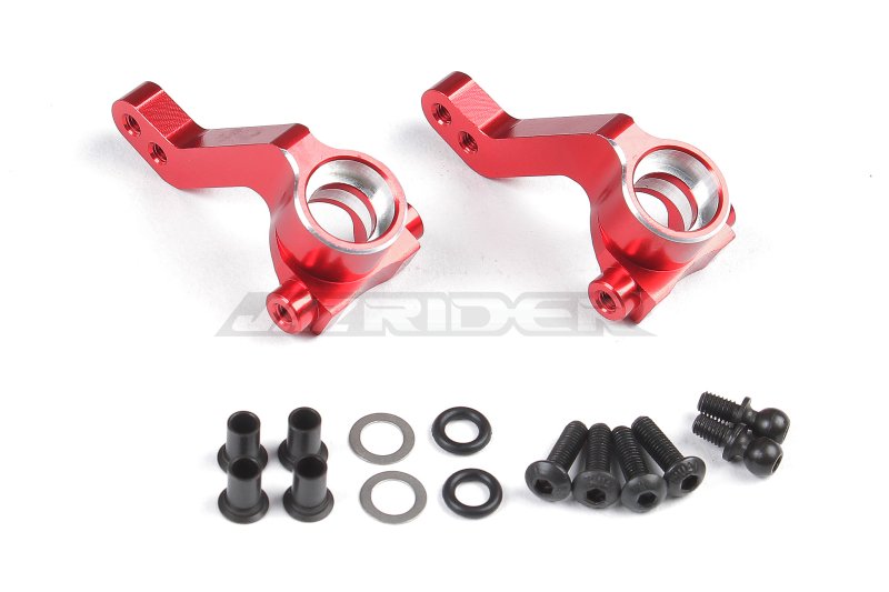 Tamiya BB-01 (BBX) Aluminum Front Knuckle Arm (Red)