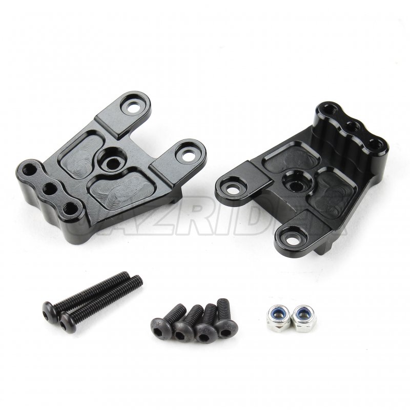 Tamiya CC-02 Chassis Aluminum Front/Rear Shock Tower (Black)