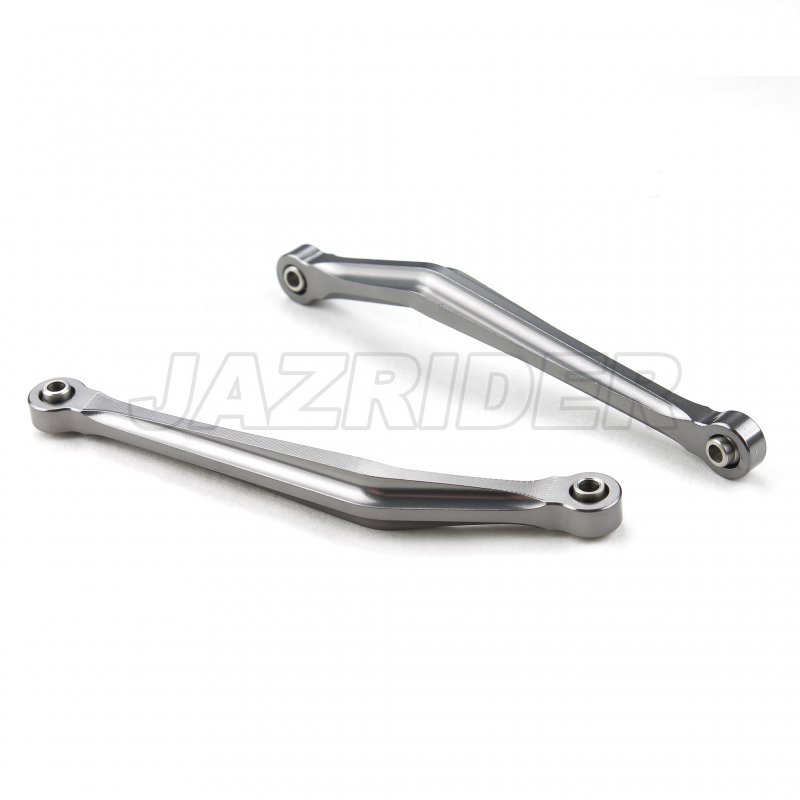 Tamiya CC-02 Chassis Aluminum Rear Lower Suspension Link Arms (Gun Metal)