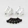 Tamiya CC-02 Chassis Aluminum Upper Suspension Link Mount (Silver)