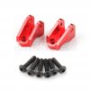 Tamiya CC-02 Chassis Aluminum Lower Suspension Link Mount (Red)
