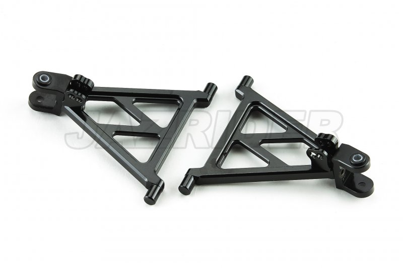 Tamiya CW-01 / The Hornet / Grasshopper Aluminum Front Lower Arm w/Spring Mount (Black)