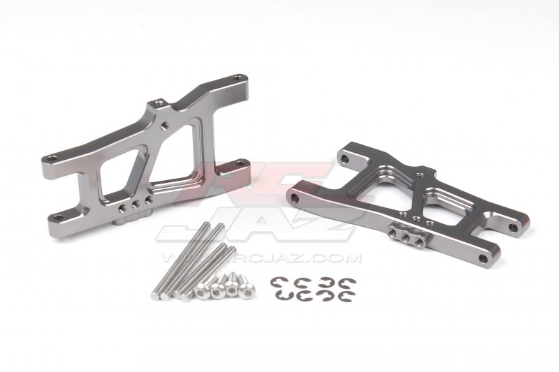 Tamiya DF01 Top Force/ Manta Ray Aluminum Rear Suspension Arms (Gun Metal)