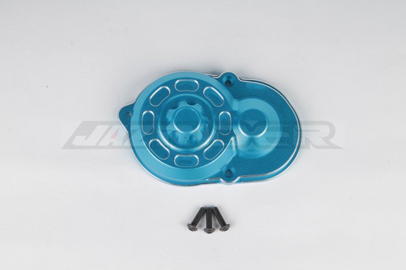 Tamiya DT02/ DT03/ DT04/ Hornet EVO. Aluminum Gear Box Cover (Blue)