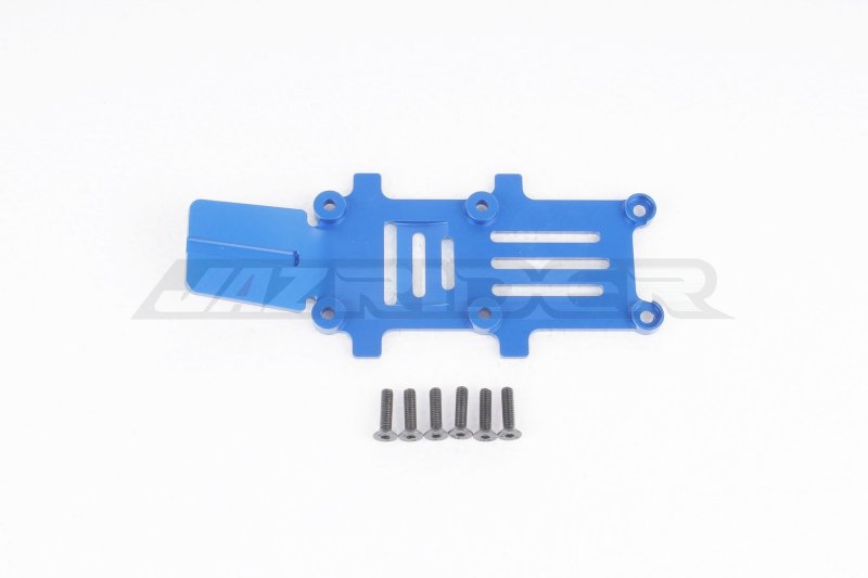 Tamiya Hornet EVO. (58742) Aluminum Rear Underguard (Blue)