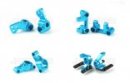 Jazrider Aluminum C Parts (Light Blue) For Tamiya 58080 Astute RC Buggy