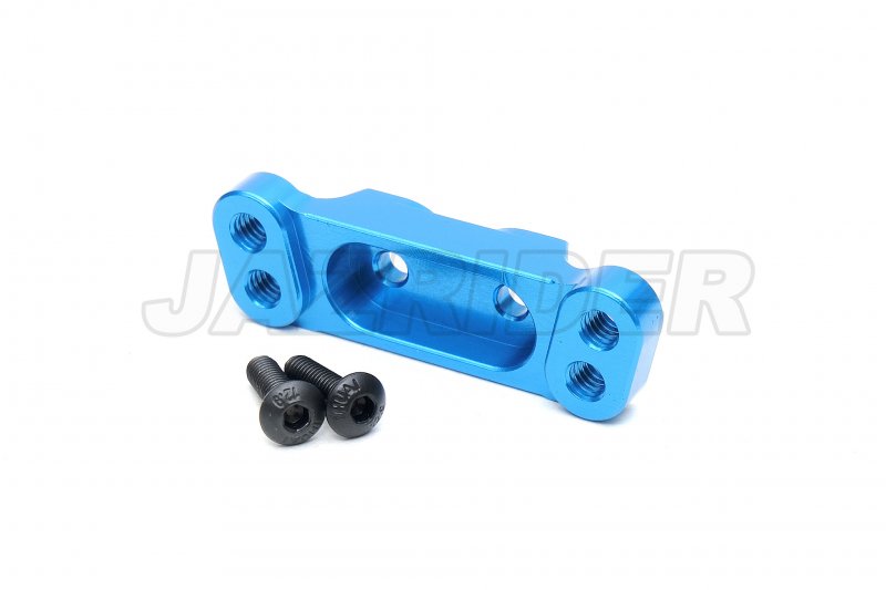 Tamiya Thunder shot/ Thunder Dragon/ Fire Dragon/ Terra Scorcher Aluminum Rear Suspension Arm Mount/Gearbox Support (B8 Parts) (Blue)