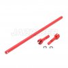 Tamiya TA01/DF01 Aluminum Main Drive Shaft w/Joint (Red) Set