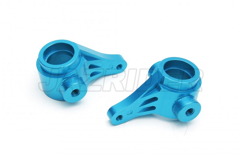 Snodo Sterzo In Lega Alluminio CNC Per RC 1/10 Tamiya CC01 TA02 TA03 (Blu) - Ricambio Aggiornamento