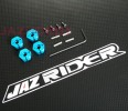 Tamiya TT01  - Alloy Wheel Hex Drive Adaptor (Blue) fits - Jazrider Brand [JR-CTM-TT01-013]